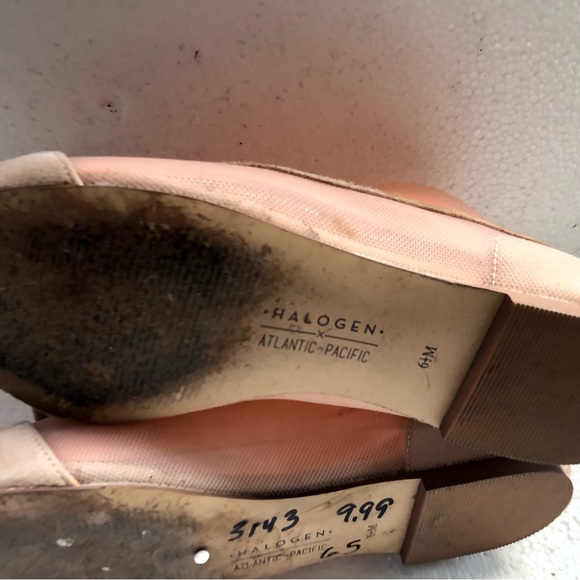 Halogen Atlantic Pacific Womens Cream See Thru Slip On Sandals Size 6.5M - Picture 11 of 12